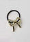 Bow Statement Hardware Hair Tie