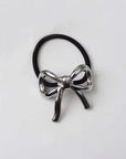 Bow Statement Hardware Hair Tie