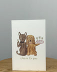 Eloise's Easel Watercolour Card | Cheers to You