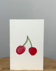 Eloise's Easel Watercolour Card | Cherries
