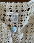 Diane Von Furstenberg Crochet Ecru Jacket