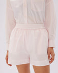 LMND Chiara Cotton Shorts | Light Pink
