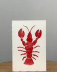 Eloise's Easel Watercolour Card | Lobster
