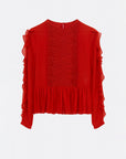 Manning Cartell Embroidered Blouse | Red