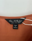 Miss Selfridge Satin Contrast Lace Cami | Terracotta