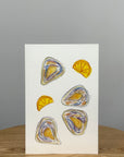 Eloise's Easel Watercolour Card | Oysters