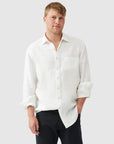 Rodd & Gunn Original Fit Linen Shirt | White