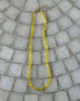 Sunshine Yellow Beaded Necklace
