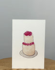 Eloise's Easel Watercolour Card | White Raspberry Cake