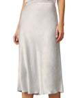 Witchery Satin Slip Skirt | Light Blue