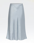 Witchery Satin Slip Skirt | Light Blue