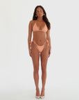 Z The Labell Ami Bottom | Metallic Apricot