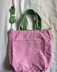 Oh Dia Reversible Beach Bag in Green/Pink