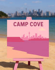 Camp Cove Beach Art Pack – DIY Paint Kit with Canvas, Design & Tools