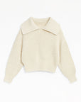 Chunky Collared Jumper | Ecru