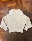 Chunky Collared Jumper | Ecru