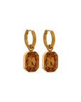 Clarissa Pendant Hoop Earrings