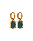 Clarissa Pendant Hoop Earrings