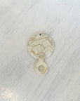Compact Folding Mirror | White Marble