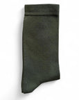Organic Cotton Crew Socks | Khaki