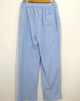Cotton Relaxed Leg Drawstring Pants | Light Blue