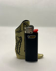 Cowboy Metal Boot Lighter Cover | Brass