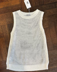 Country Road Open Knit Tank | Ivory