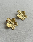 Fiore Statement Earrings in Gold