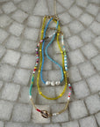 Sunshine Yellow Beaded Necklace