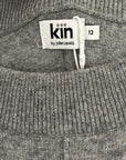 Kiin Wool Blend Midi Dress | Grey