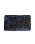 Navy Woven Clutch