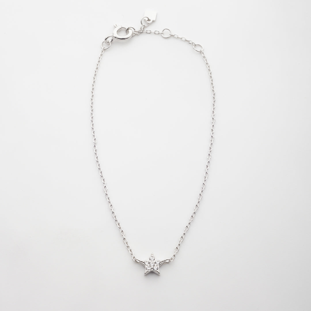 Star Bracelet in Silver
