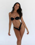 Z The Labell Rosie Bow Bottoms in Black