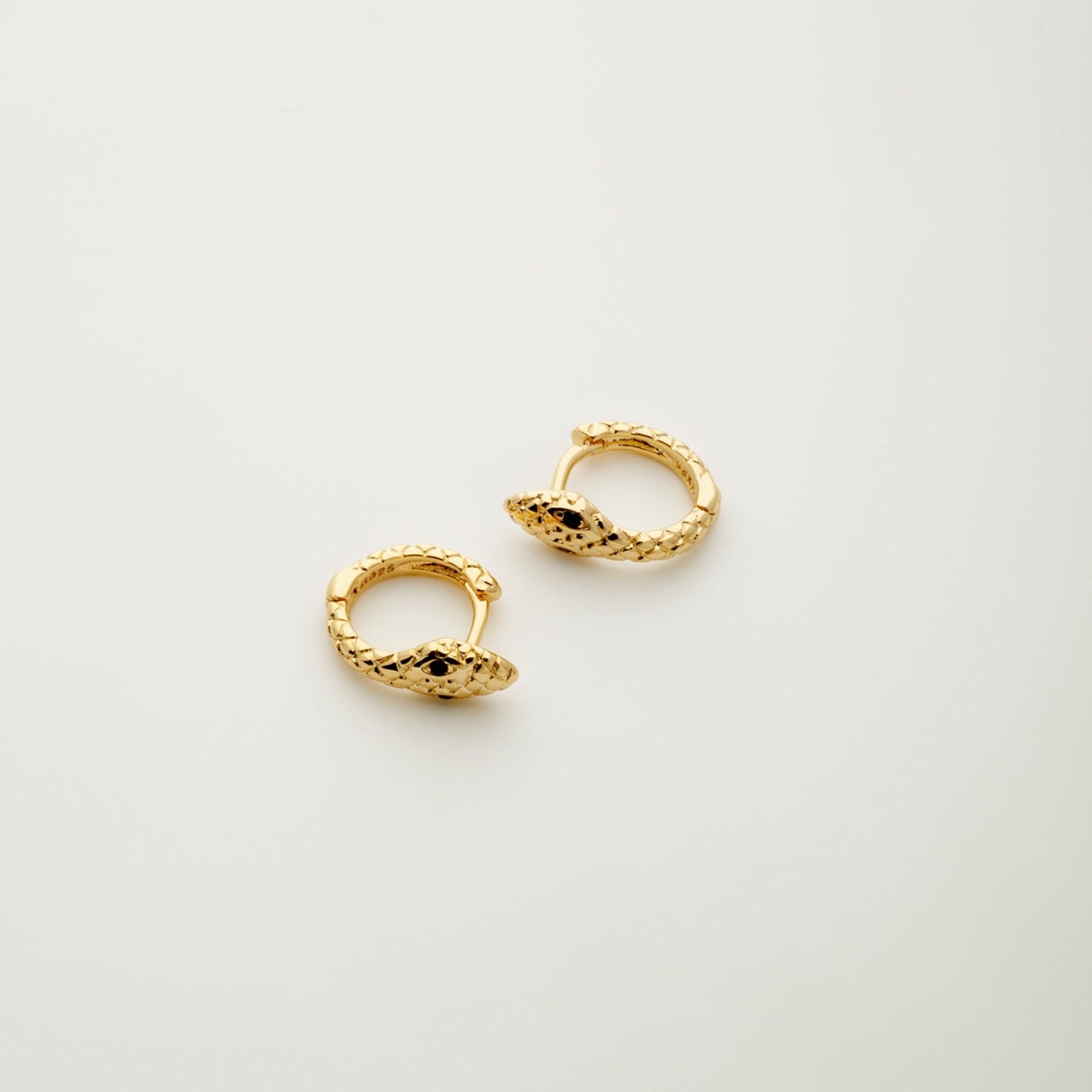 SERPENT LOOP HUGGIE HOOPS main image 1