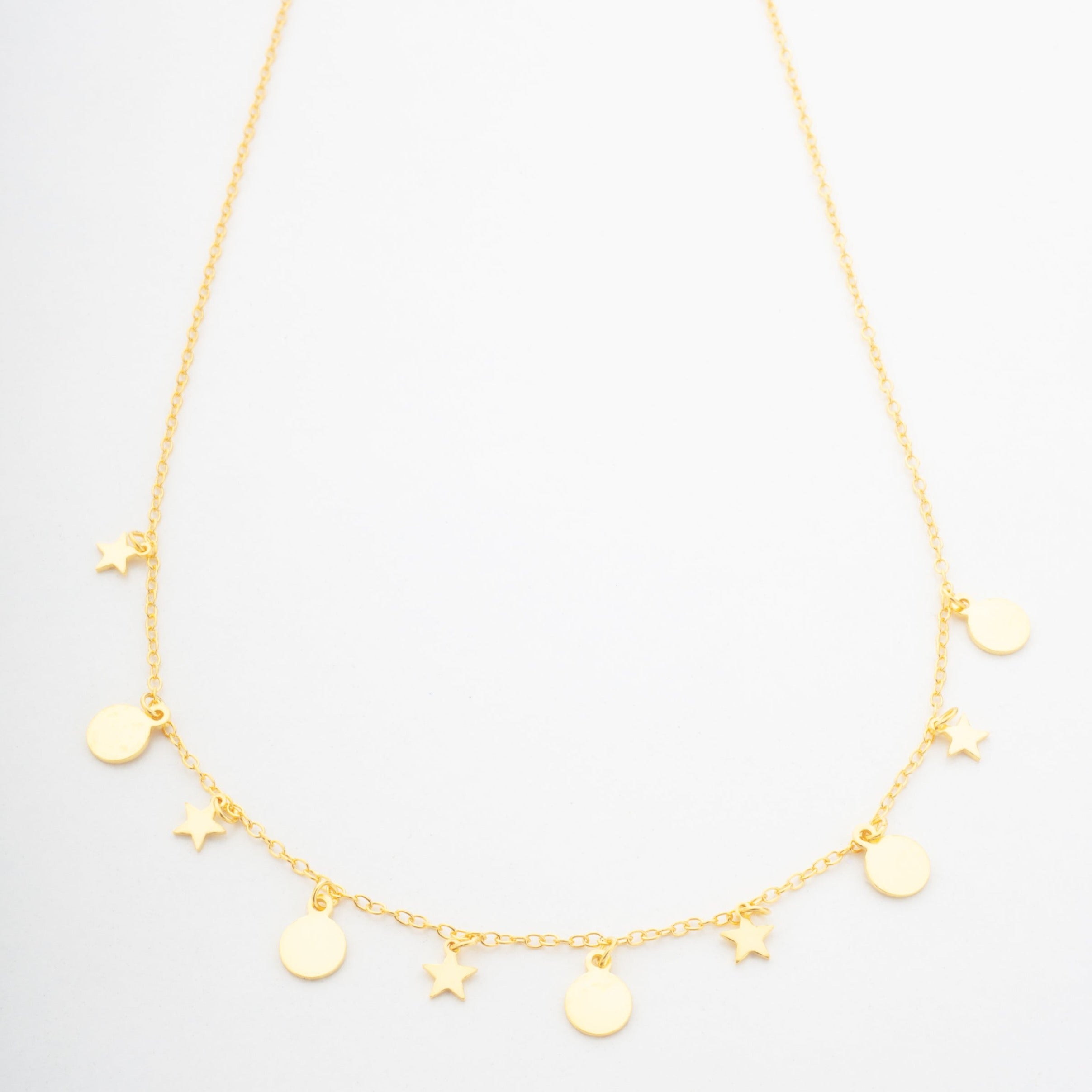 Starry Night Necklace in Gold