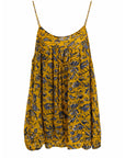Isabel Marant Etoile Floral Silk Printed Camisole | Yellow/Navy