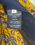 Isabel Marant Etoile Floral Silk Printed Camisole | Yellow/Navy