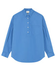 LMND Chiara Half Placket Shirt | Blue