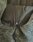 Maje Lurex Ruffle Mini Skirt | Pewter