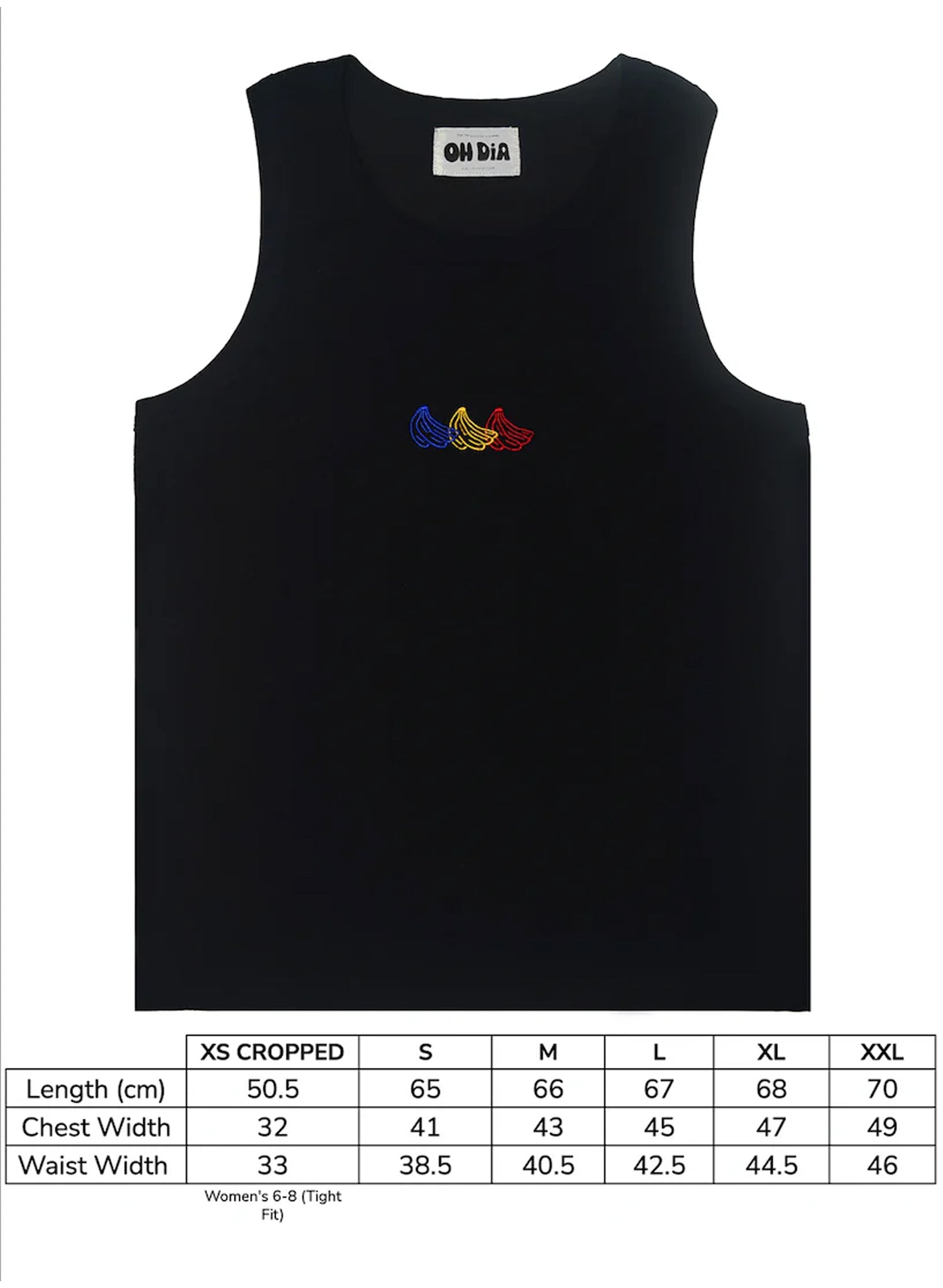 Oh Dia Banana Ribbed Tank Top