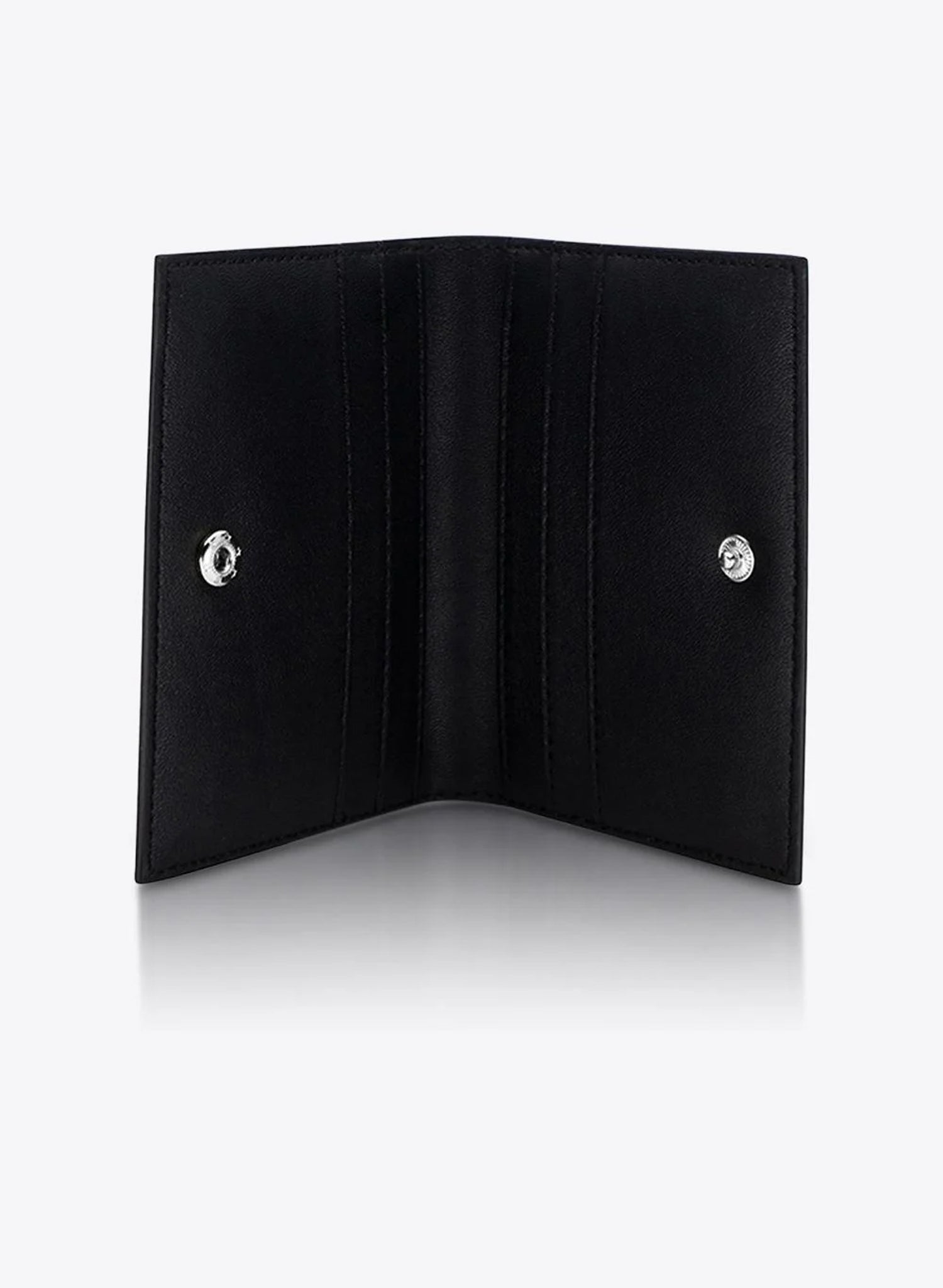 Sol Sana Leather Cardcase | Black/Silver