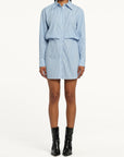 Nobody Denim Striped Shirt Dress | Blue/White