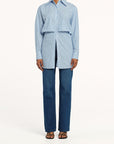 Nobody Denim Striped Shirt Dress | Blue/White