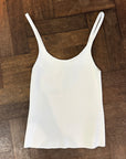Scanlan Theodore Knit Tank Top | White